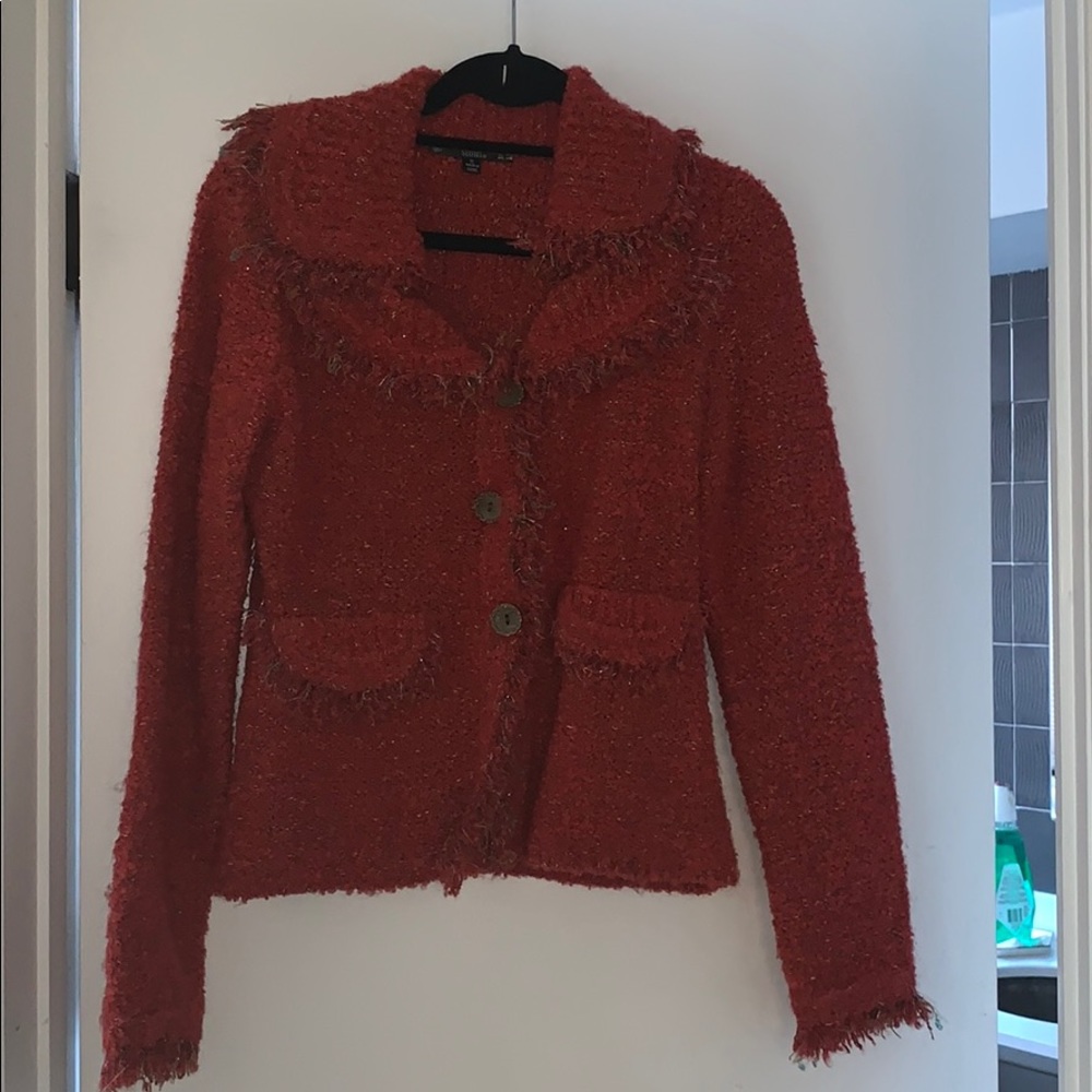 Knit blazer